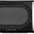 Galanz GLCMKA07BKR-07 Microwave Oven, LED Lighting, Pull Handle Design, Child Lock, Retro Black, 0.7 cu ft