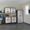 Gladiator GAWG28FDYG Ready-to-Assemble Full-Door Wall GearBox Steel Wall-mounted Garage Cabinet in Gray (28-in W x 28-in H x 12-in D)