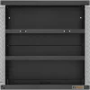 Gladiator GAWG28FDYG Ready-to-Assemble Full-Door Wall GearBox Steel Wall-mounted Garage Cabinet in Gray (28-in W x 28-in H x 12-in D)