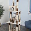 Go Pet Club 74-in IQ Busy Box Cat Tree Condo, Beige
