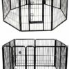 Go Pet Club Heavy Duty Wire Dog Exercise Pen, 32-Inch