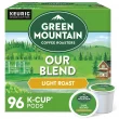 Green Mountain Coffee Roasters Our Blend Single-Serve Keurig K-Cup Pods Light Roast Coffee, 24 Count (Pack of 4)