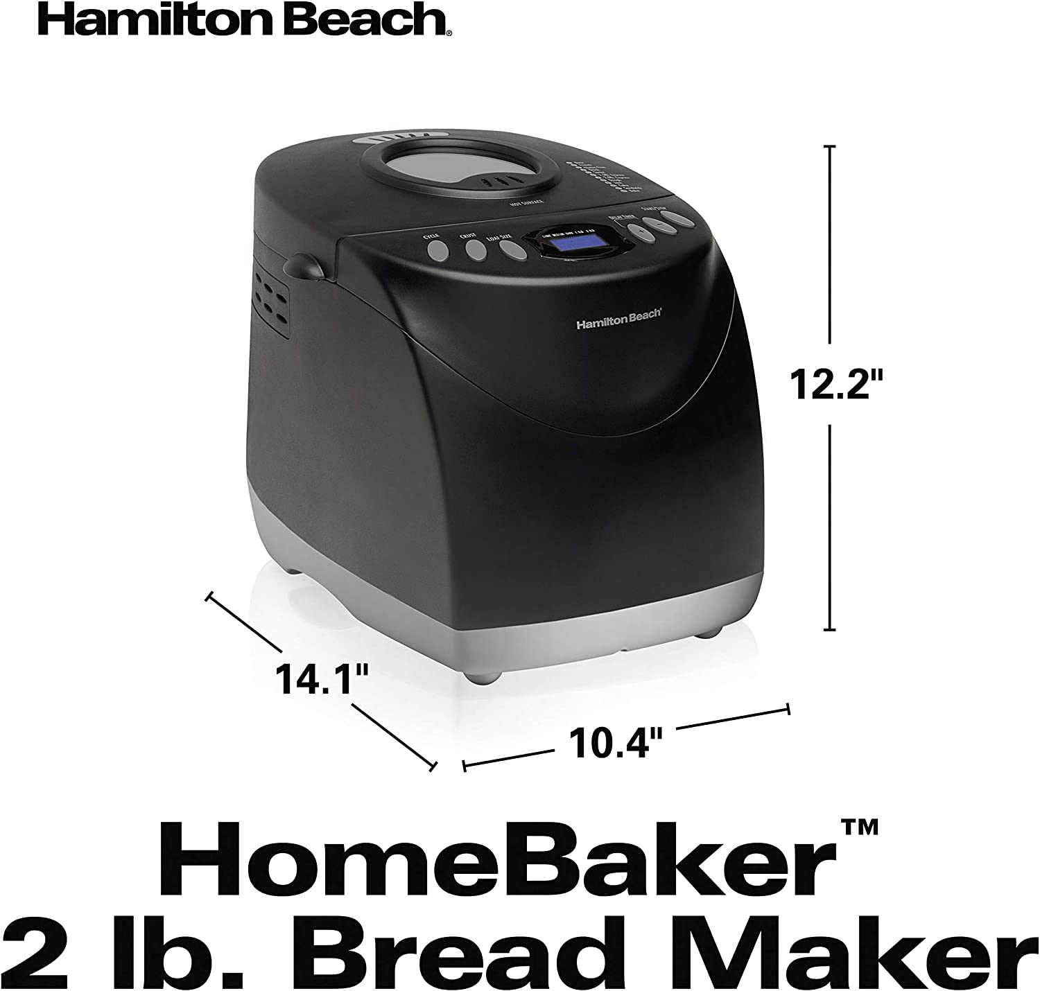  Hamilton Beach Bread Maker Machine, Digital