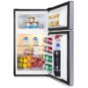 Hisense LCT33D6ASE 3.3-cu ft Mini Fridge Freezer Compartment (Silver) ENERGY STAR