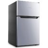 Hisense LCT33D6ASE 3.3-cu ft Mini Fridge Freezer Compartment (Silver) ENERGY STAR