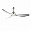 Home Decorators Collection 34601 Levanto 52 in. Integrated LED Indoor Outdoor Brushed Nickel Ceiling Fan with Light Kit