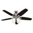 Hunter 52074 Channing 52 in. Indoor LED Brushed Nickel Ceiling Fan with Light