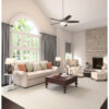 Hunter 53090 Builder Deluxe 52 in. Indoor Brushed Nickel Ceiling Fan with Light Kit