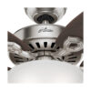 Hunter 53090 Builder Deluxe 52 in. Indoor Brushed Nickel Ceiling Fan with Light Kit