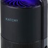 Katchy Indoor Insect Trap - Catcher & Killer for Mosquitos, Gnats, Moths, Fruit Flies - Non-Zapper Traps for Inside Your Home - Catch Insects Indoors with Suction, Bug Light & Sticky Glue (Black)