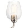 Kichler 45129NICS Valserrano 24-in 3-Light Brushed Nickel Traditional Vanity Light