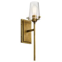Kichler 45295NBR Alton 5-in 1-Light Natural Brass Industrial Vanity Light