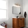 Kichler 45973NI Avery 24-in 3-Light Brushed Nickel Farmhouse Vanity Light