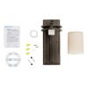 Kichler 5076OZ Hendrik 5.25-in 1-Light Olde Bronze Modern Contemporary Vanity Light