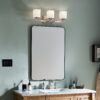 Kichler 55002NI Marette 22.75-in 3-Light Brushed Nickel Modern/Contemporary Vanity Light