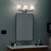 Kichler 55002NI Marette 22.75-in 3-Light Brushed Nickel Modern/Contemporary Vanity Light