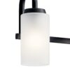Kichler 55088BK Kennewick 32-in 4-Light Black Traditional Vanity Light