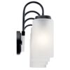 Kichler 55088BK Kennewick 32-in 4-Light Black Traditional Vanity Light
