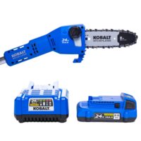 Kobalt KPS 1024A-03 24-Volt 8-in Cordless Electric Pole Saw 2 Ah (Battery & Charger Included)