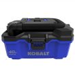 Kobalt KWD 4040-06 3-Gallons 1.25-HP Cordless Wet/Dry Shop Vacuum with Accessories Included (Tool Only)