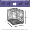 MidWest iCrate Fold & Carry Single Door Collapsible Wire Dog Crate
