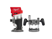 Milwaukee 2723-20-48-10-5601 M18 FUEL 18V Lithium-Ion Brushless Cordless Compact Router w/ Compact Router Plunge Base