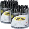 PILOT G2 Premium Refillable and Retractable Rolling Ball Gel Pens, Fine Point, Black Ink, Pack of 2 Tubs (144 Total) (56020)