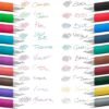 Pentel EnerGel RTX Retractable Liquid Gel Ink Pen, (0.7mm) Medium, Assorted Ink, 20 Pack (BL77BP20M), Assorted