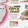 Purina Fancy Feast Grain Free Pate Wet Cat Food Classic Pate Chicken Feast - (24) 3 oz. Pull-Top Cans