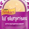 Purina Friskies Cat Food Complement Lil’ Slurprises with Saltwater Shrimp - (16) 1.2 oz. Pouches