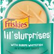 Purina Friskies Cat Food Complement Lil’ Slurprises with Surimi Whitefish - (16) 1.2 oz. Pouches