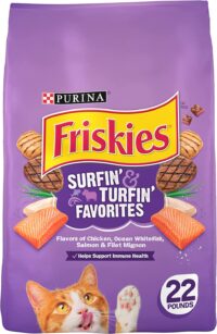 Purina Friskies Dry Cat Food Surfin' and Turfin' Favorites 22 lb. Bag