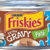 Purina Friskies Gravy Pate Wet Cat Food Extra Gravy Pate With Tuna in Savory Gravy - (24) 5.5 oz. Cans