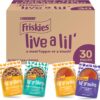 Purina Friskies Gravy Wet Cat Food Complement Variety Pack Lil' Gravies and Lil' Grillers - (30) 1.55 oz. Pouches