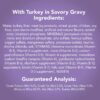 Purina Friskies Gravy Wet Cat Food Extra Gravy Chunky With Turkey in Savory Gravy - (24) 5.5 oz. Cans