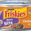 Purina Friskies Gravy Wet Cat Food Meaty Bits Chicken Dinner in Gravy - (24) 5.5 oz. Cans