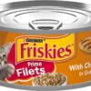 Purina Friskies Gravy Wet Cat Food Prime Filets With Chicken - (24) 5.5 oz. Cans