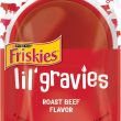 Purina Friskies Lil' Gravies Roast Beef Flavor Cat Food Complement - (16) 1.55 oz. Pouches
