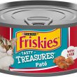 Purina Friskies Pate Wet Cat Food Tasty Treasures With Liver and Beef - (24) 5.5 oz. Cans