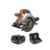 RIDGID R8656KN 18V Brushless Cordless SubCompact 6-1/2 in. Circular Saw Kit with 4.0 Ah MAX Output Battery and Charger