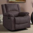 Relax A Lounger  Chocolate Microfiber Recliner