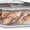 Rubbermaid 10-Piece Brilliance Food Storage Containers with Lids for Lunch,  Meal Prep, and Leftovers, Dishwasher Safe, 3.2-Cup, Clear/Grey –