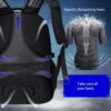 SHRRADOO Extra Large 52L Travel Laptop Backpack with USB Charging Port Fit 17 Inch Laptops for Men Women (black)