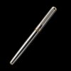 Scriveiner Silver Chrome Rollerball Pen - Stunning Luxury Pen with 24K Gold Finish, Schmidt Ink Refill, Best Roller Ball Pen Gift Set for Men & Women, Professional, Executive Office, Nice, Fancy Pens