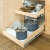 Slide-A-Shelf Made-To-Fit Slide-Out Shelf 6 in. to 36 in. Wide Full-Extension with Soft Close Choice of Wood Front