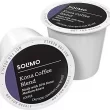 Solimo Medium Roast Coffee Pods, Kona Blend, Compatible with Keurig 2.0 K-Cup Brewers 100 Ct.