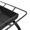 Sunnydaze Decor NB-NW201 27-in W Black Steel Wood-Burning Fire Pit