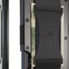 The Ridge Minimalist Slim Wallet For Men - RFID Blocking Front Pocket Credit Card Holder - Aluminum Metal Small Mens Wallets with Cash Strap (Gunmetal)