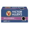 Victor Allen's Coffee 100% Colombian Medium Roast 80 Count, Single Serve Coffee Pods for Keurig K-Cup Brewers