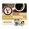 Victor Allen's Coffee Decaf Morning Blend Light Roast 80 Count, Single Serve Coffee Pods for Keurig K-Cup Brewers